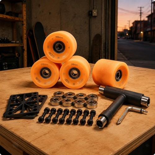 Longboard wheel set - longboard, responsive